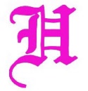 gothic_h_3half shirt pink