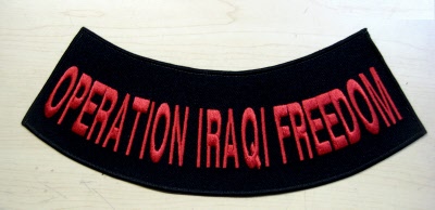 Bottom Top Rocker FREE NAMETAG, Embroidered Patch, Custom