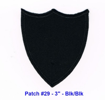 Patch - Blank - Black/Limited Edition