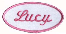 Patches - Name, Embroidered - Size R1