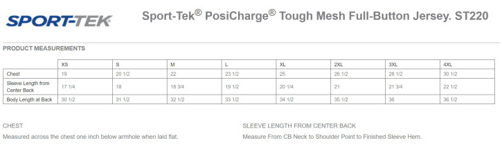Sport-Tek PosiCharge Tough Mesh Full-Button Jersey, Product