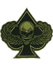 Death Wing Spade Patch Olive Drab